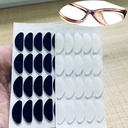 Silicone Glasses Nose Pad for Eyes Nose Pad D-Shaped Anti-Slip Height-Increasing Silicone Glasses Accessories Adhesive Nose Pad