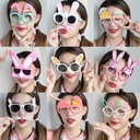 Easter Glasses Small Egg Shell Rabbit Egg Children Adult Party Cartoon Decoration Funny Glasses