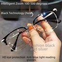 smart zoom anti-blue light reading glasses men's high-grade reading glasses women's stall running rivers and lakes