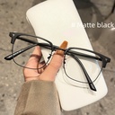 Mirror a matte black half frame glasses frame Sven men's near-sight glass eyebrow frame 16178 eye frame