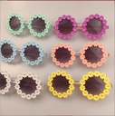 Sunflower Glasses Trendy Children's Sunglasses Girls Cute Flower Sunglasses Spring Outing Sunglasses 1-6 Years Old