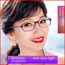 Elderly people's reading glasses women's high-definition resin full-frame reading glasses anti-blue light radiation reading glasses women's fashion