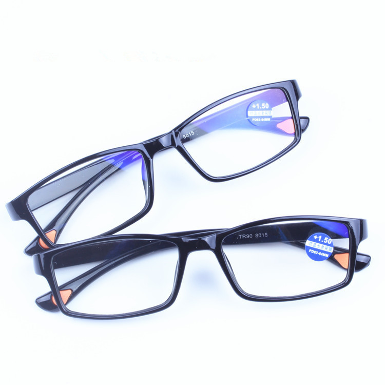 8015 presbyopic glasses presbyopic glasses resin presbyopic glasses for the elderly tide men and women flat mirror stall presbyopic glasses