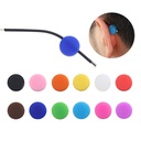 Glasses Accessories Silicone Glasses Round Double Hole Anti-slip Sleeve Ear Hook Ear Clip Ear Holder Glasses Anti-slip Ring Anti-drop