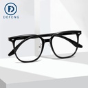 TR1124 Large Frame Glasses Frame Anti-blue Light with Myopia Optical Frame Plain Korean Style Cyber Celebrity High Elastic Light Black Frame