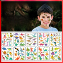 Dinosaur Tattoo Sticker Waterproof Sweat Little Cute Cartoon Party Party Disposable Temporary Tattoo Sticker for Boys and Girls