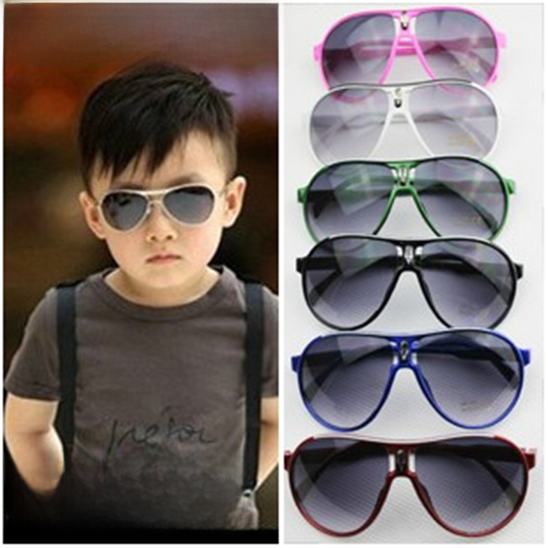 Korean fashion children's sunglasses boys and girls goggles UV protection baby glasses manufacturers B115