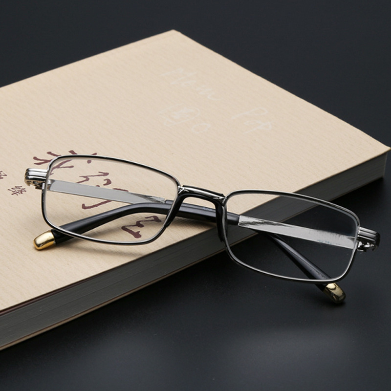 crystal metal glass reading glasses for men and women with reading glasses Crystal reading glasses simple glasses 808