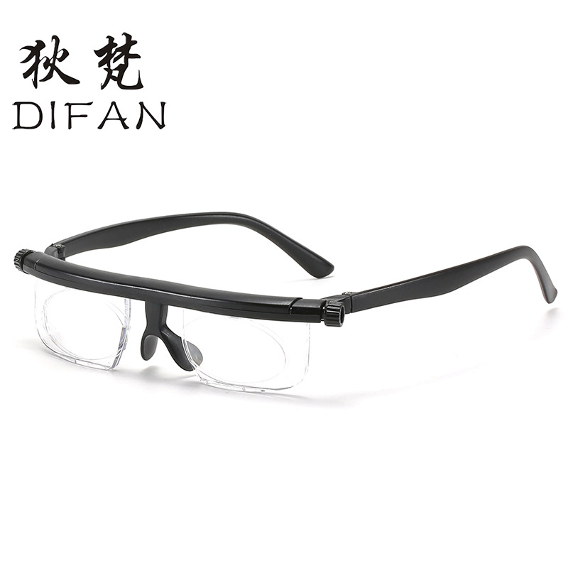 Europe and the United States focal length adjustment presbyopic glasses simple adjustable advanced sense pc myopia reading glasses