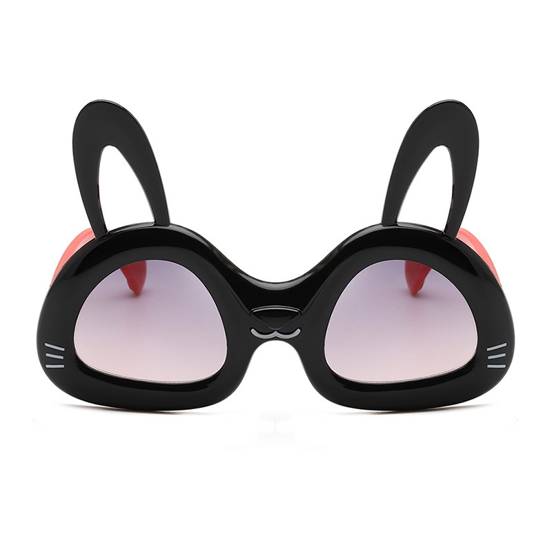 2024 new 61004 European and American children's sunglasses cartoon cute rabbit UV protection sunglasses toad glasses