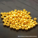 Gold bracelet 999 gold small round beads ancient gold beads loose beads transfer beads pure gold beans beaded bracelet