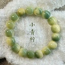 Small lime white jade Bodhi root bracelet plate playing around the fingers soft female student Wenwan Bodhi Buddha beads bracelet male rosary