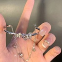 TikTok Double-layer Butterfly Chain Bracelet Fairy Girlfriend All-match Bracelet Sweet Graduation Gift