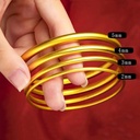 Ancient Legacy Bracelet Women's Vietnamese Sand Gold Imitation Gold Solid 999 Matte Plain Ring Bracelet Jewelry Long-standing