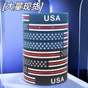 多色美国星条旗USA国旗凹刻入色橡胶手腕带亚马逊独立日硅胶手环