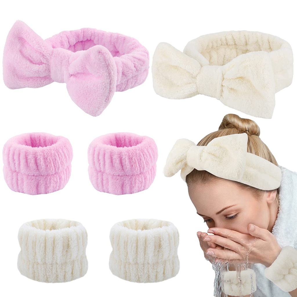 Explosive Face Wash Artifact Waterproof Moisture-proof Plush Hair Hoop Children's Face Wash Water Absorbent Hair Belt Wash Hair Belt