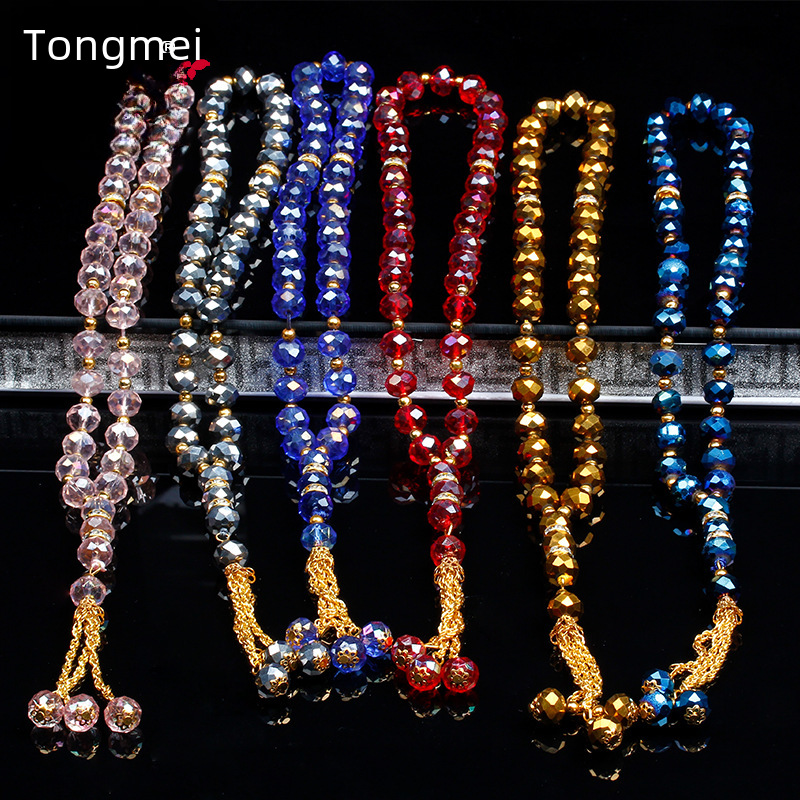 With the United States hand decoration optimization section 10mm crystal 33 Muslim beads bracelet Taobao supply