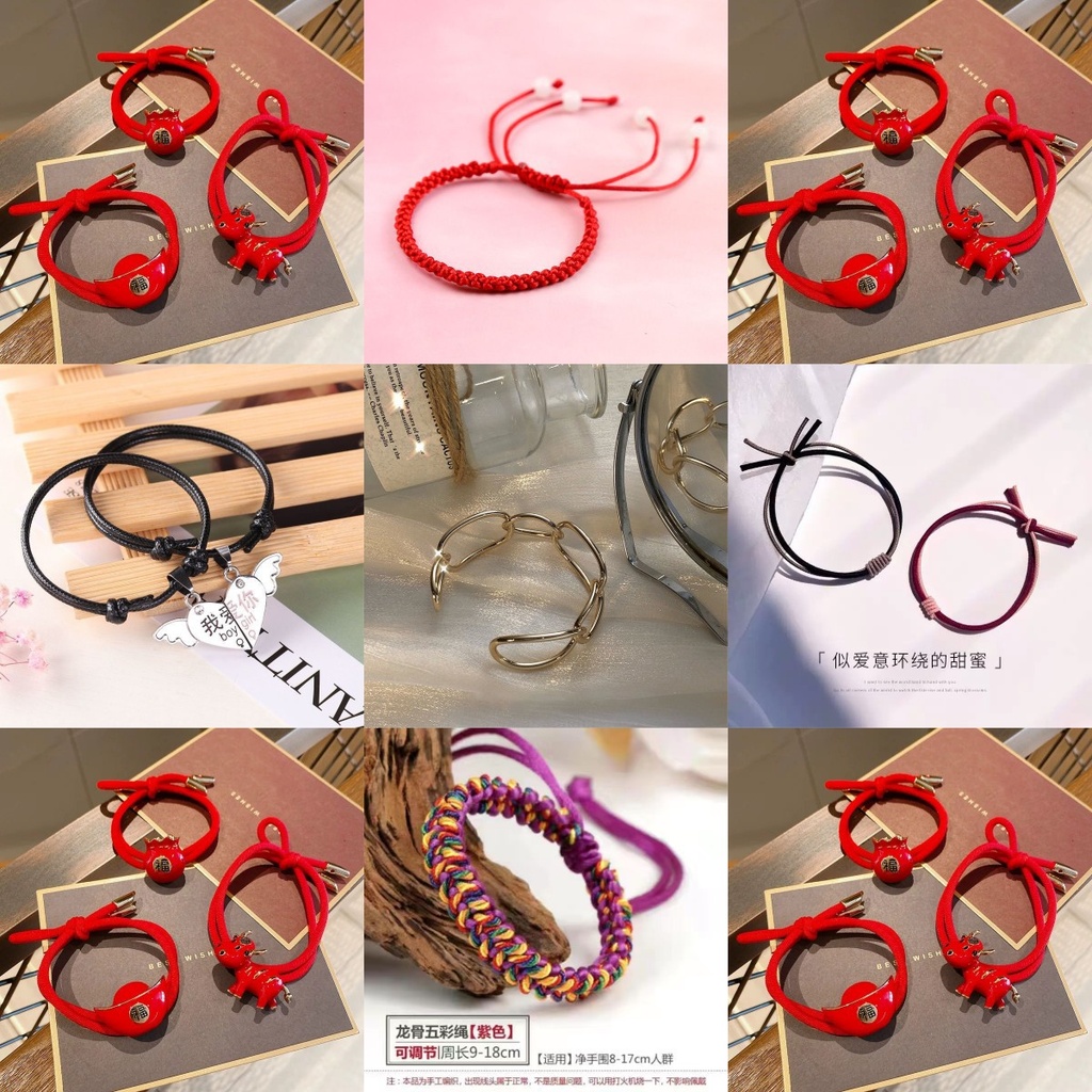 Hand Rope High-end Sense Niche Design Sense Bracelet Couple Gift High-end Sense Internet Celebrity Explosive Bracelet