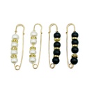 Brooch clothes waist-tight skirt waist big change small pin fixed waist-tight pants pin with diamond ring pearl pin