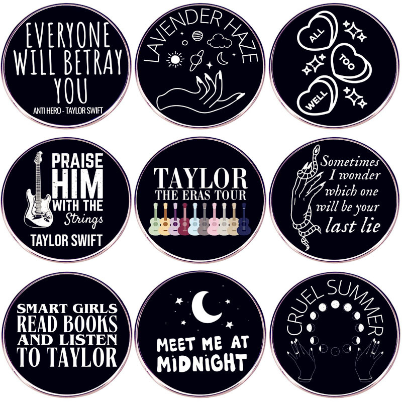 TAYLOR Swift brooch mildew TAYLOR music album pin badge metal alloy badge accessories