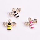 diy jewelry accessories alloy oil drop small pendant wings drill bee earrings pendant pendant pendant