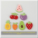 Wool Embroidery Fruit Strawberry Patch Cloth Applique Hair Accessories Material Garment Accessories 31