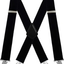 Factory direct hot men's 5cm wide elastic band environmental protection hardware clip strap suspenders