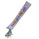 party birthday shoulder strap children tassel rainbow birthday shoulder strap ribbon girl party etiquette belt