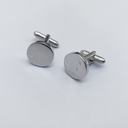 Fashion Letter Cufflinks Laser Font Cufflinks A- Z English Letter Copper Cufflinks Simple Copper Accessories