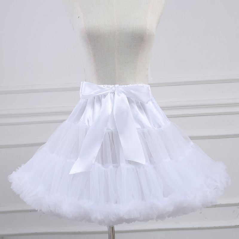 45cm cotton candy skirt lolita lolita gauze skirt super canopy violent soft yarn boneless petticoat cloud support