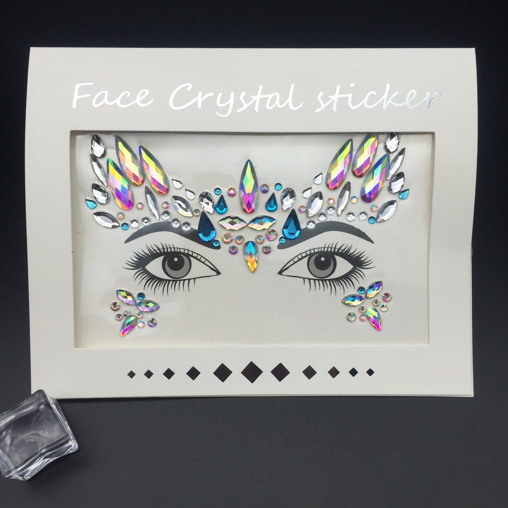 DIY Jewelry Face Diamond Patch acrylic Diamond Face Patch Star Talent Same Style Masquerade Face Decoration