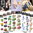 Children's cartoon waterproof tattoo stickers animal dinosaur lion Tiger mermaid manufacturers spot special