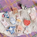 ins Trendy Cute Japanese Creative Cartoon Acrylic Brooch Girl's Accessories Clothes Bag Pendant Badge Pin