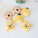 Cute Cartoon Tigger Plush Doll Brooch Winnie the Pooh Bear Kodak Duck Plush Bag Accessories Shoes Accessories