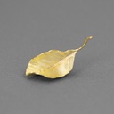 Original Autumn Leaf Sterling Silver Jewelry Leaf Brooch French Literary Romantic Elegant Niche Design Advanced Sense