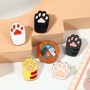 Creative Cute Cat Claw Japanese Fashion Badge Personalized Simple All-match Accessories Oil Dropping Craft Clothing Bag Accessories