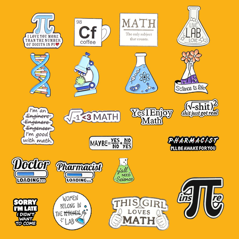 selling gene mathematics English personality Pi ratio set collection factory spot