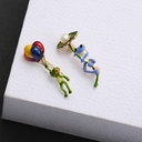 alloy drop oil brooch cartoon animal high-end ladies brooch creative men's and women's pin jewelry