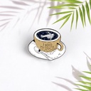 fashion creative fantasy astronauts appear in the mysterious coffee cup personality design brooch jewelry