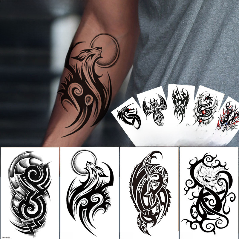 special for flower arm tattoo stickers totem character tattoo stickers manufacturers spot tattoo