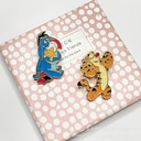 Japanese and Korean Cartoon Brooch ins Cute Cartoon Donkey Italian Tigger Alloy Badge Men's and Women's Personality Trendy Accessories