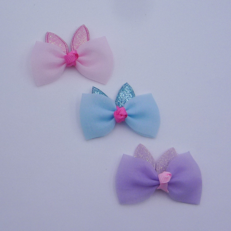 Rabbit Ears bow accessories children's hair accessories hairpin hairpin accessories handmade diy bow material