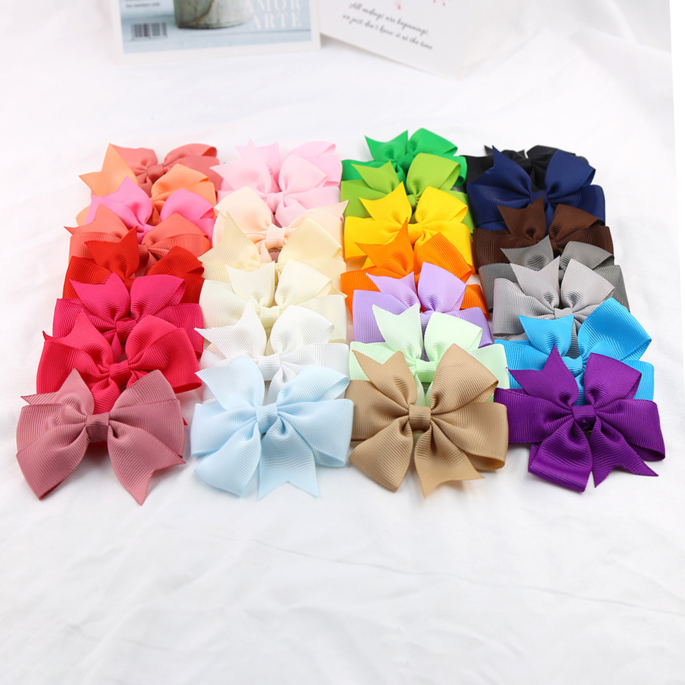 cute baby headdress with bow hairpin hair accessories children's jewelry stall supply