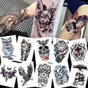 special for flower arm tattoo stickers half arm waterproof tattoo stickers large picture temporary stickers tattoo