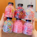 Children's baby hair band high elastic rubber band canned disposable hair rubber band color hair rope