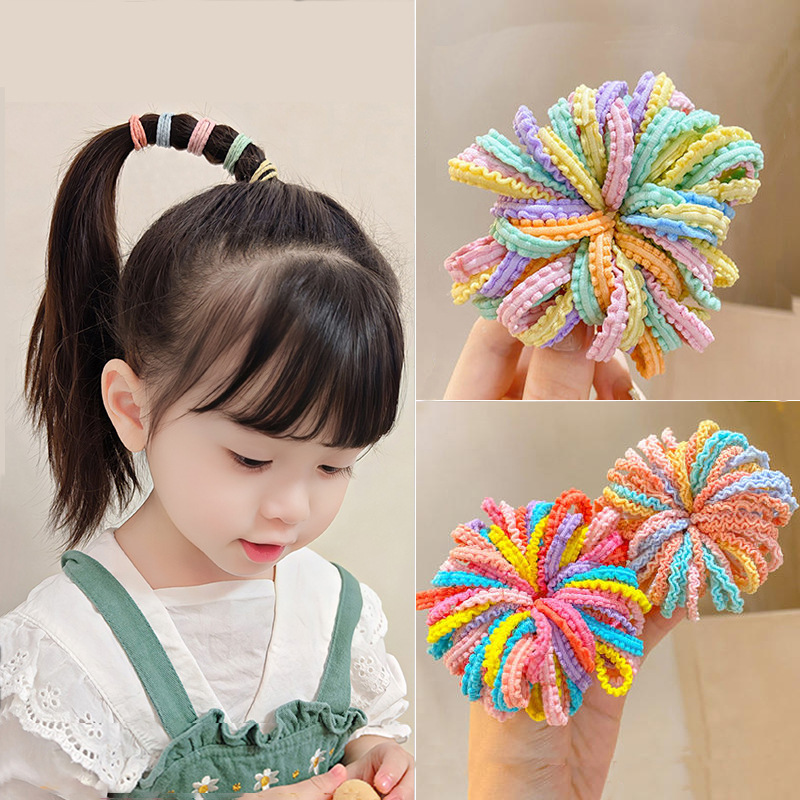Children's rubber band baby hair band hair band hair accessories little girl hair rope girls' high elasticity does not hurt hair band