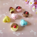 Resin Love Cake Patch Children's Ring diy Hairpin Material Cream Phone Case Beauty Material Bag