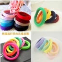 Korean version of children's hair rope small cotton fluorescent seamless towel hair ring hair rope hair accessories headdress trinkets