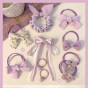 Children's Bow Hairband Girls' Baby's Cute Headwear Little Girl's Hair Band Hair Rope Hair Accessories