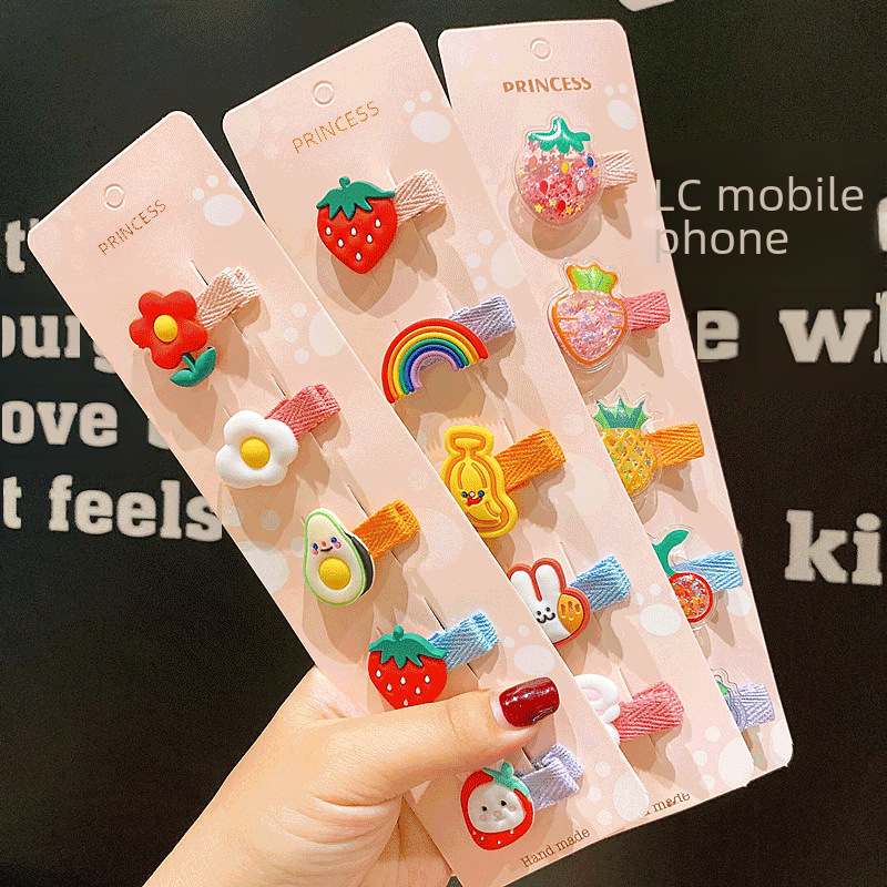 Baby Hair Accessories Baby Hairpin Does Not Harm Hair Korean Baby Hairpin Girl Cute Princess Baby Headwear